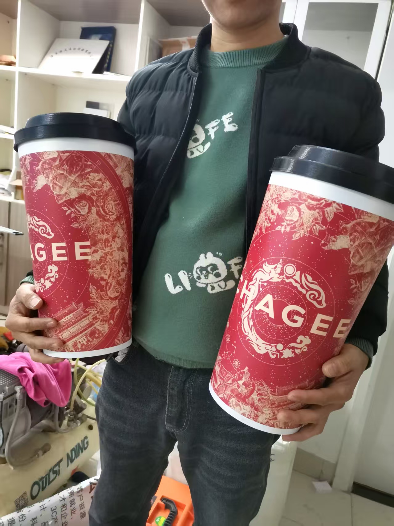 仿真奶茶杯定制，细节还原度高